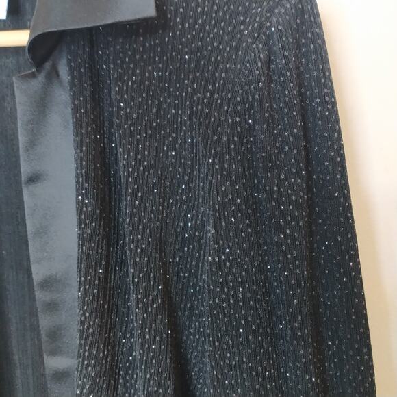 R&M Richards Evening Dress Jacket Shimmery Collared - Picture 9 of 10